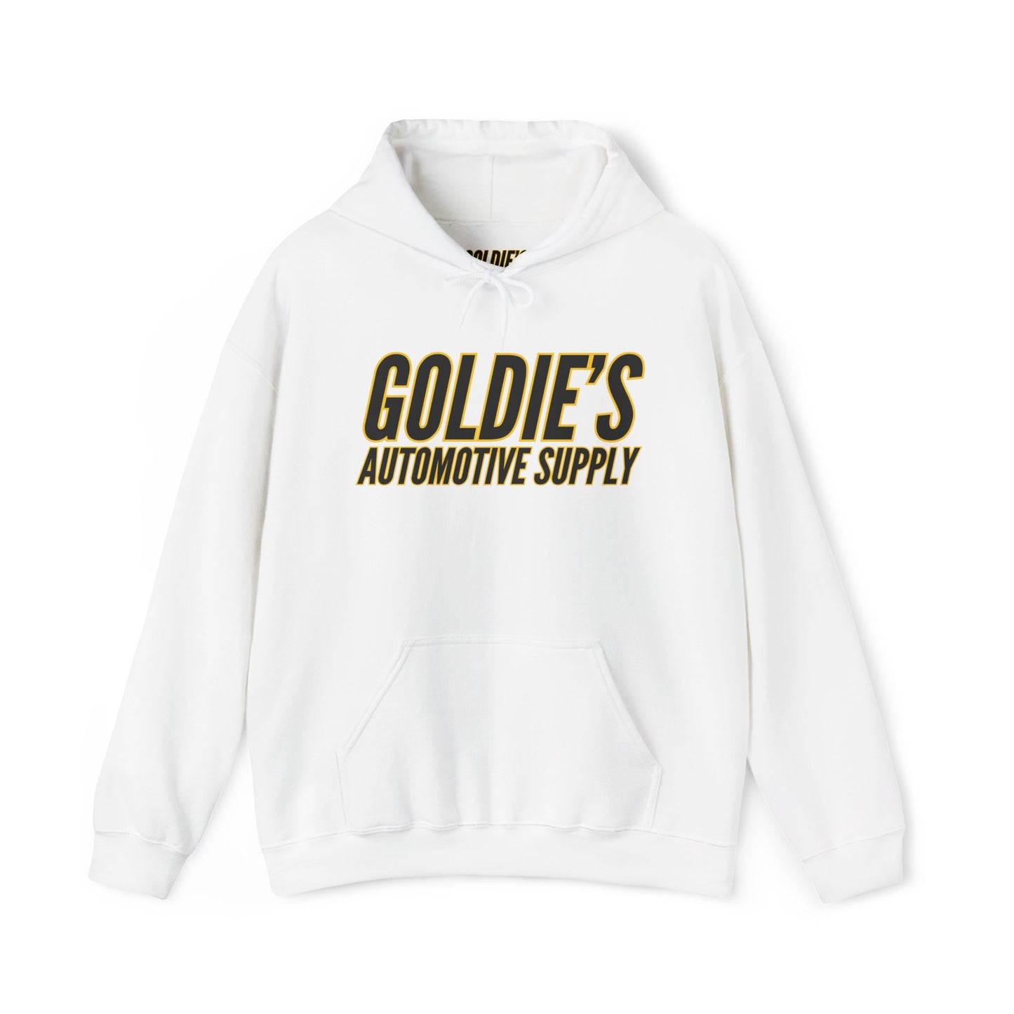 Inverted Original Logo - Unisex Heavy Blend™ Hooded Sweatshirt - Goldie's Automotive Supply