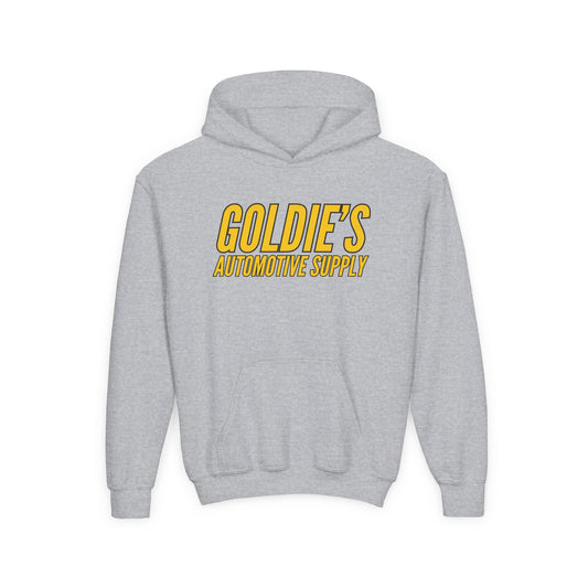 Original Logo - Youth Heavy Blend Hooded Sweatshirt - Goldie's Automotive Supply