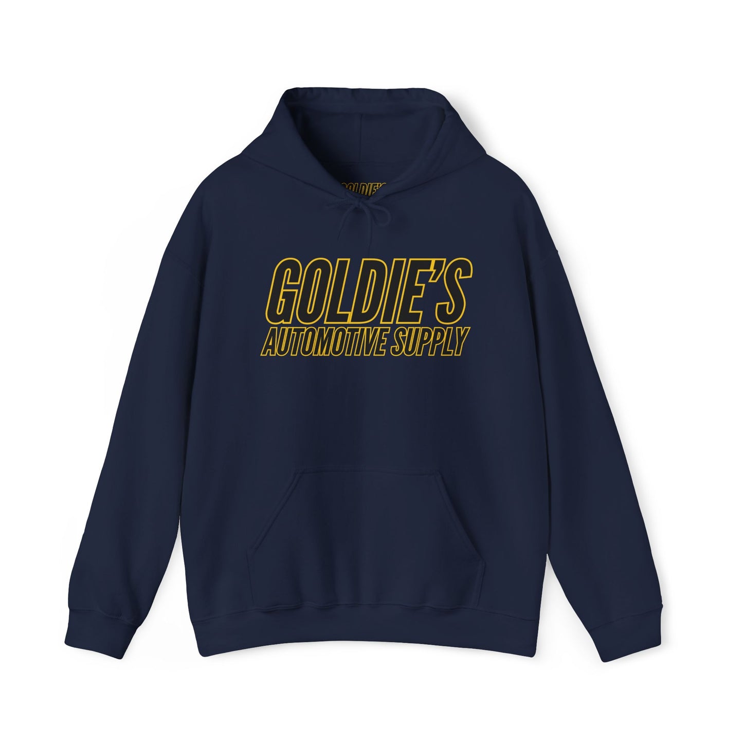 Inverted Original Logo - Unisex Heavy Blend™ Hooded Sweatshirt - Goldie's Automotive Supply