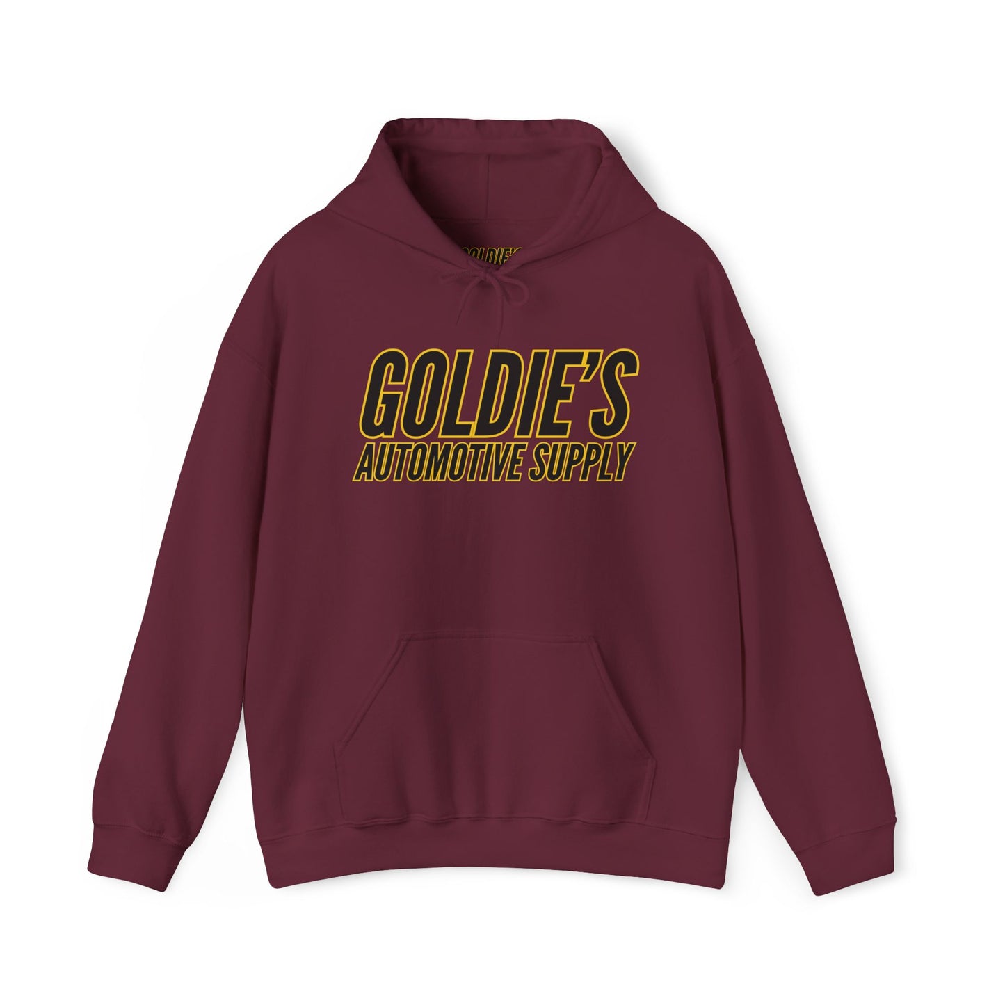 Inverted Original Logo - Unisex Heavy Blend™ Hooded Sweatshirt - Goldie's Automotive Supply