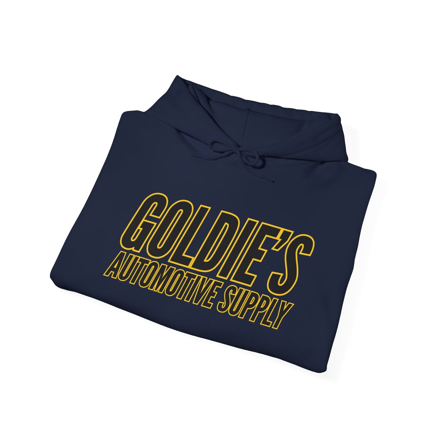 Inverted Original Logo - Unisex Heavy Blend™ Hooded Sweatshirt - Goldie's Automotive Supply