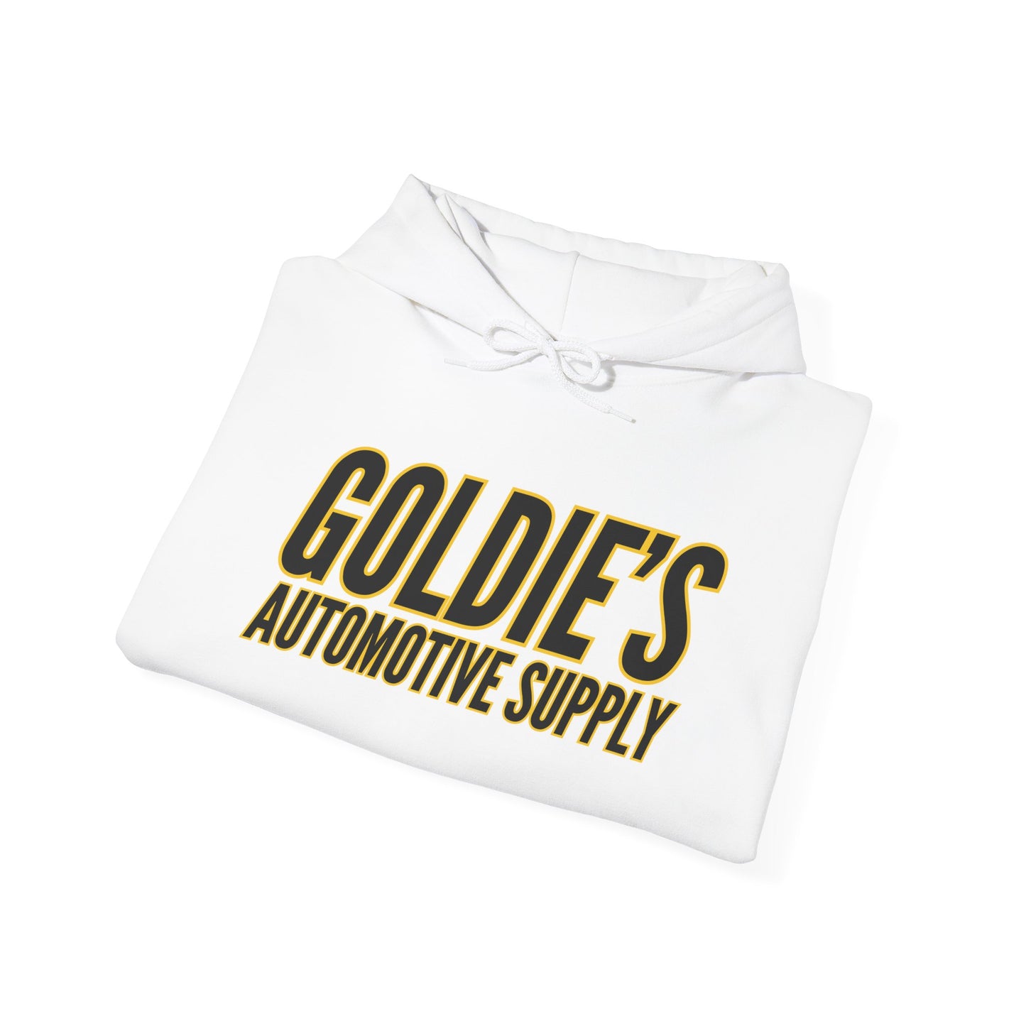 Inverted Original Logo - Unisex Heavy Blend™ Hooded Sweatshirt - Goldie's Automotive Supply