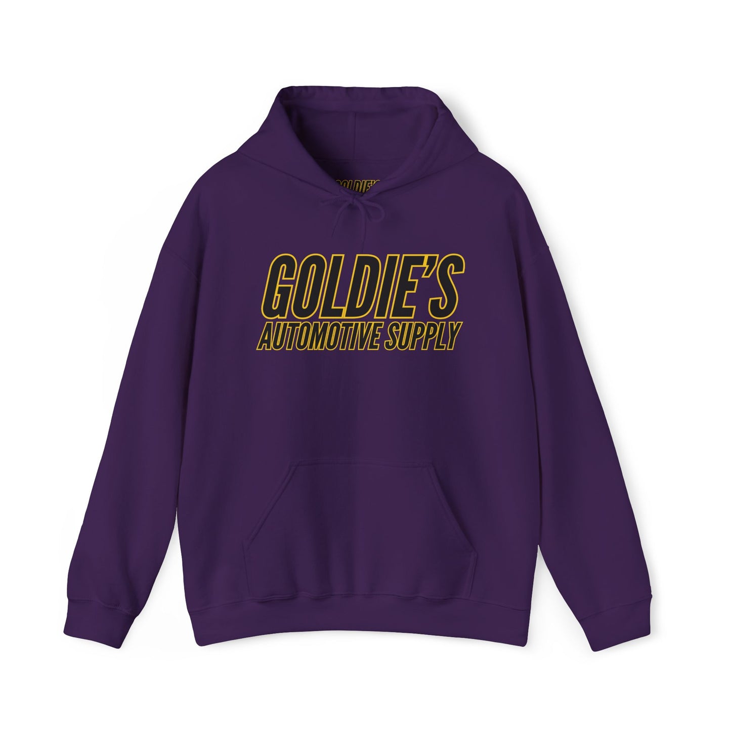 Inverted Original Logo - Unisex Heavy Blend™ Hooded Sweatshirt - Goldie's Automotive Supply