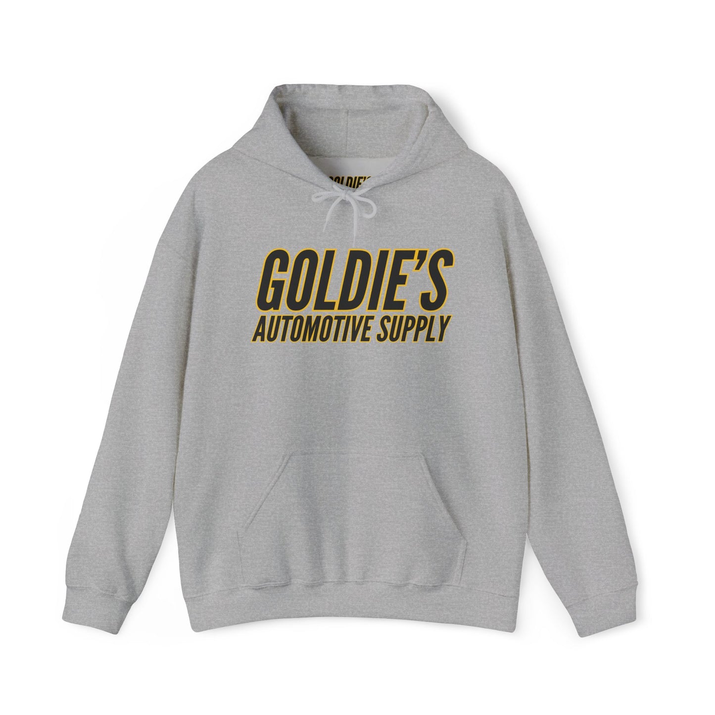 Inverted Original Logo - Unisex Heavy Blend™ Hooded Sweatshirt - Goldie's Automotive Supply