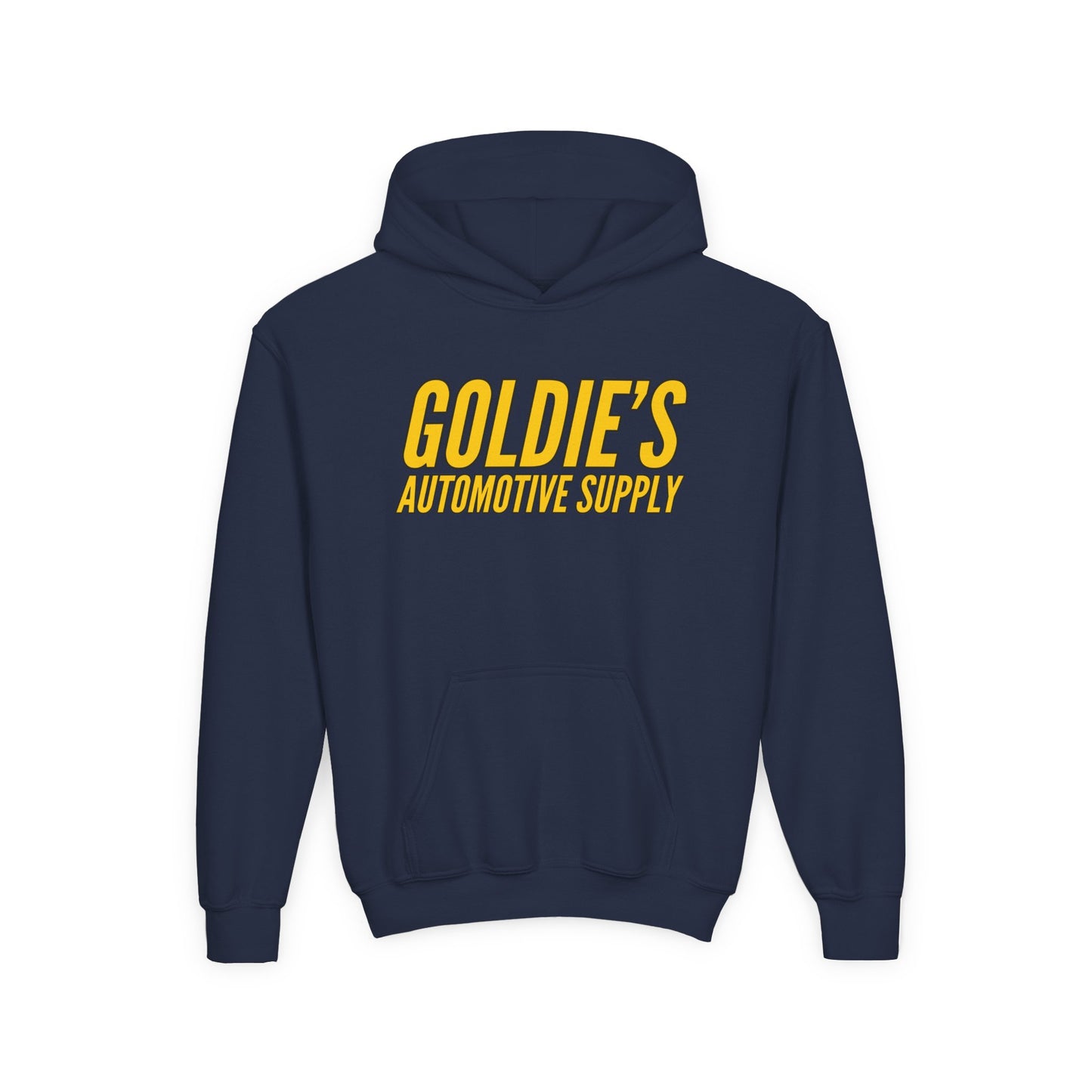 Original Logo - Youth Heavy Blend Hooded Sweatshirt - Goldie's Automotive Supply