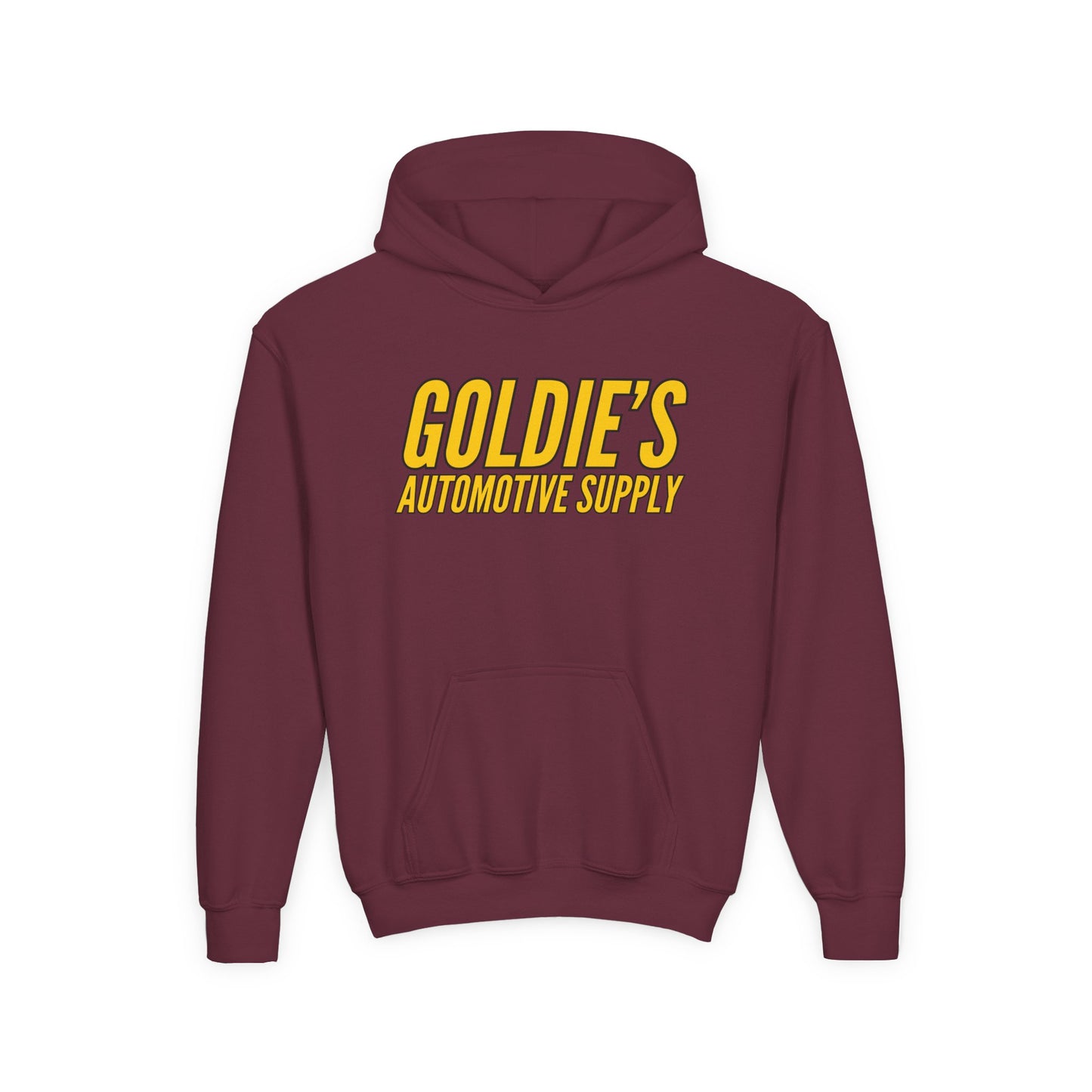Original Logo - Youth Heavy Blend Hooded Sweatshirt - Goldie's Automotive Supply