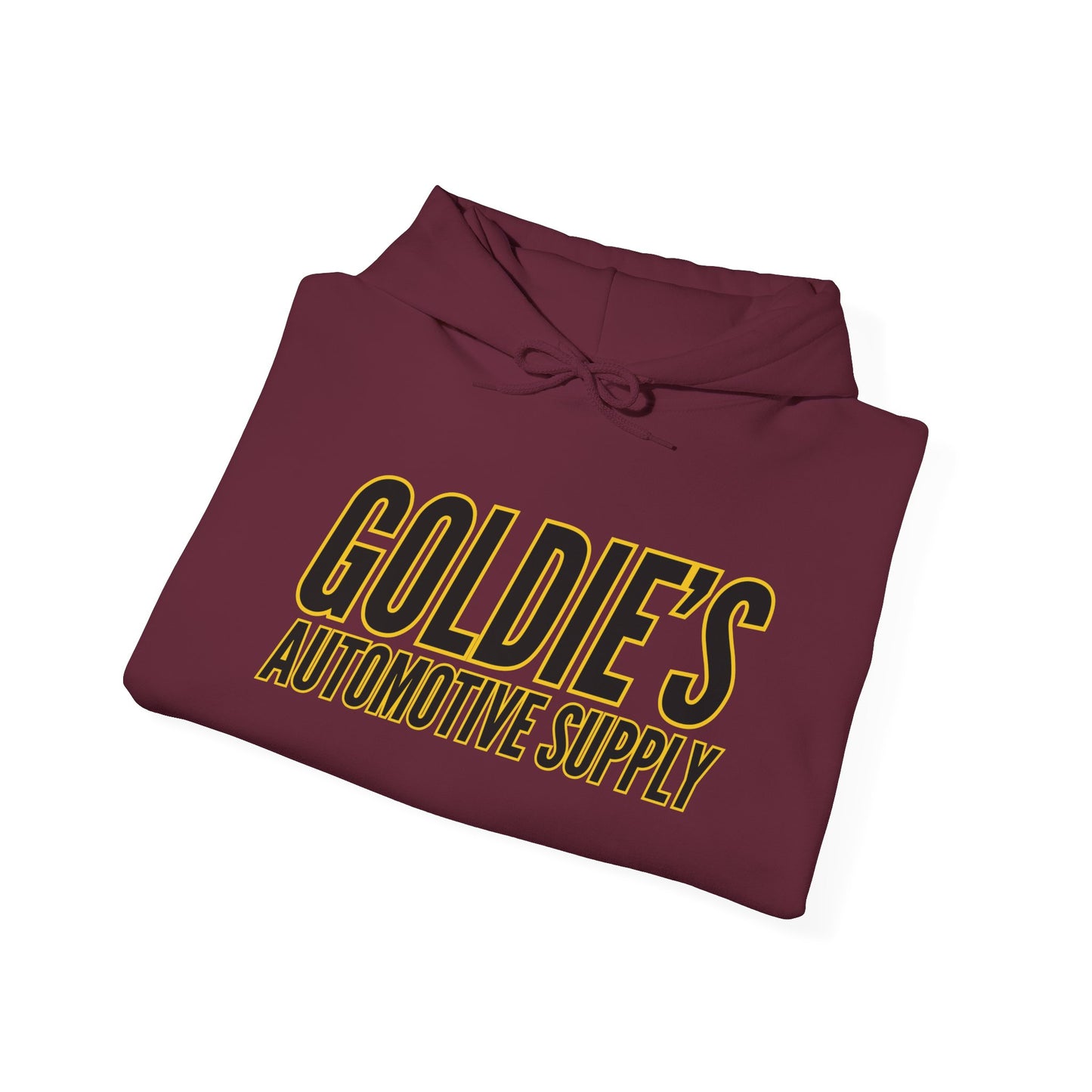 Inverted Original Logo - Unisex Heavy Blend™ Hooded Sweatshirt - Goldie's Automotive Supply