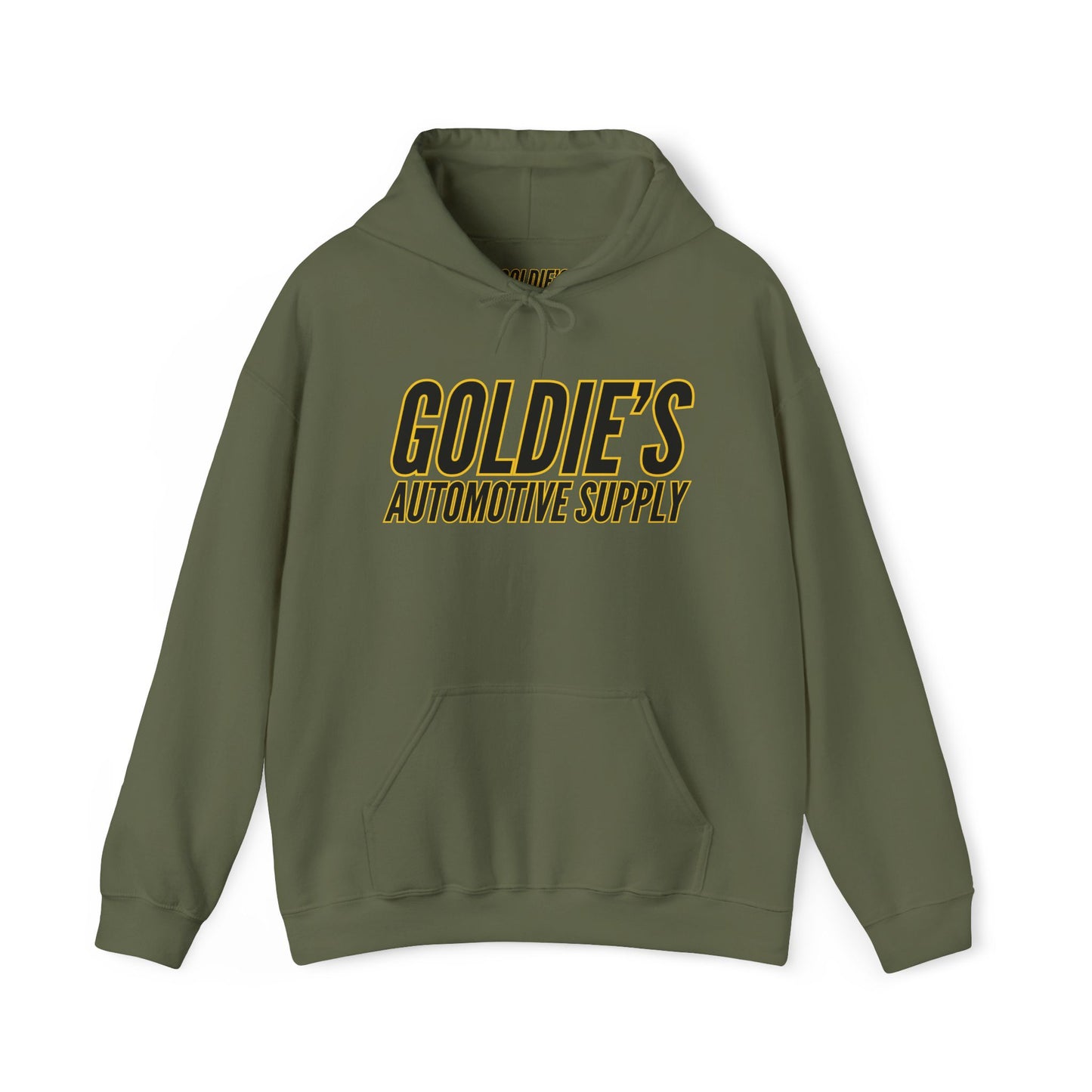 Inverted Original Logo - Unisex Heavy Blend™ Hooded Sweatshirt - Goldie's Automotive Supply