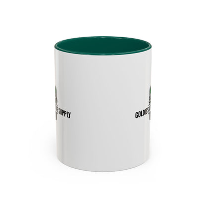 11 Oz Mug - Green Color Matched Vintage Logo - Goldie's Automotive Supply