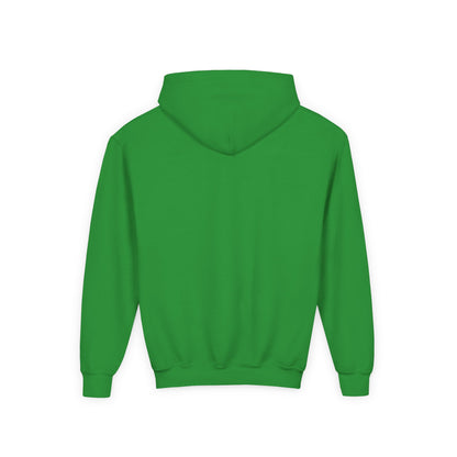Inverted Original Logo - Youth Heavy Blend Hooded Sweatshirt - Goldie's Automotive Supply