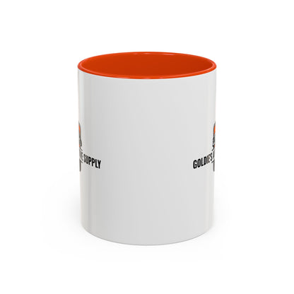 11 Oz Mug - Orange Color Matched Vintage Logo - Goldie's Automotive Supply