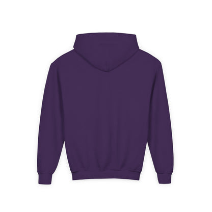 Inverted Original Logo - Youth Heavy Blend Hooded Sweatshirt - Goldie's Automotive Supply