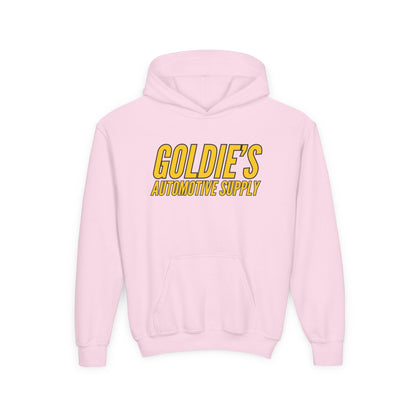 Original Logo - Youth Heavy Blend Hooded Sweatshirt - Goldie's Automotive Supply