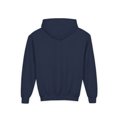 Inverted Original Logo - Youth Heavy Blend Hooded Sweatshirt - Goldie's Automotive Supply