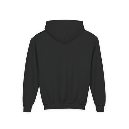Inverted Original Logo - Youth Heavy Blend Hooded Sweatshirt - Goldie's Automotive Supply