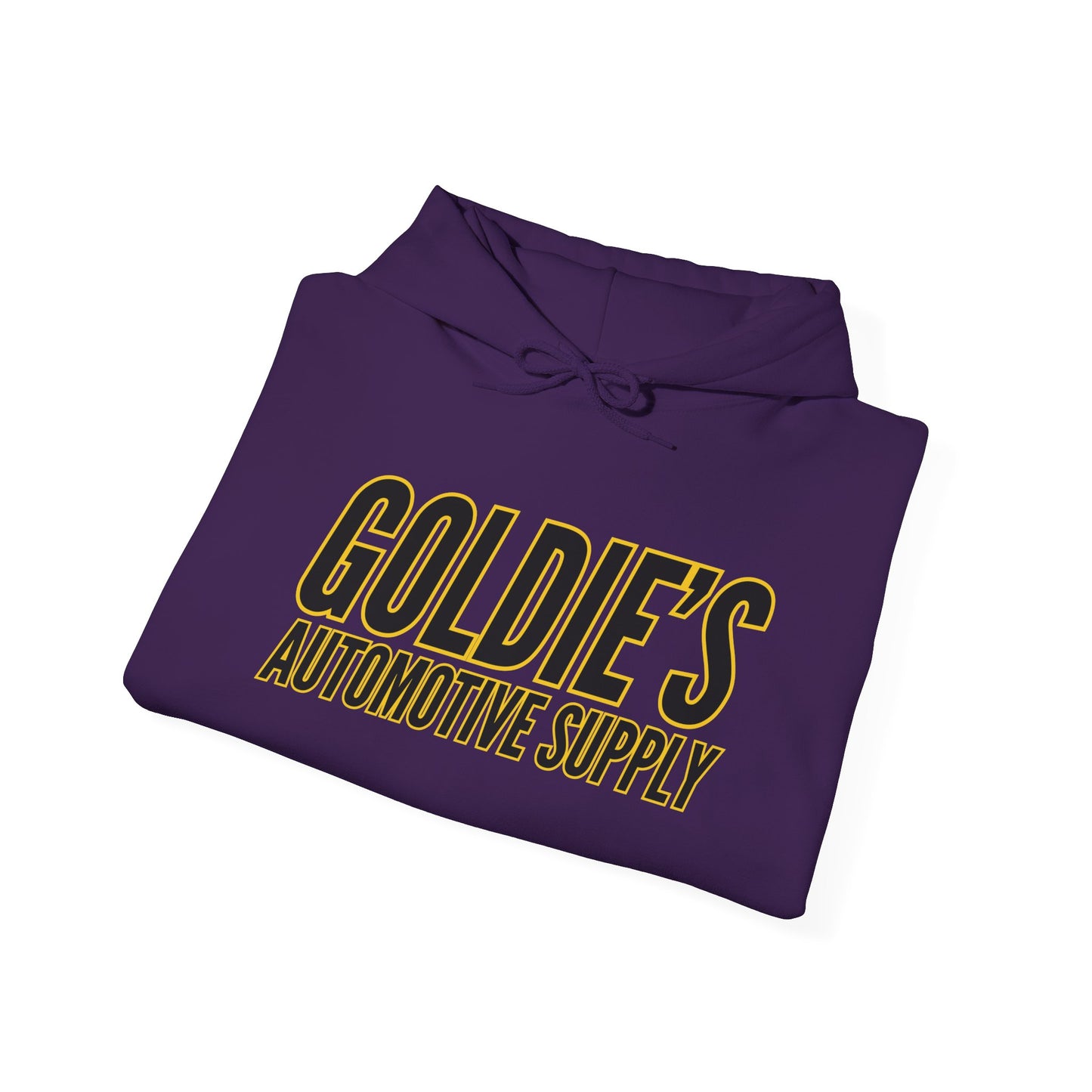 Inverted Original Logo - Unisex Heavy Blend™ Hooded Sweatshirt - Goldie's Automotive Supply