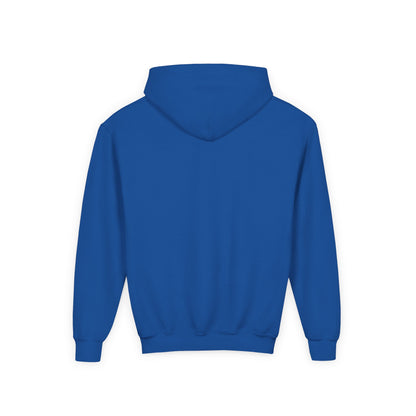 Inverted Original Logo - Youth Heavy Blend Hooded Sweatshirt - Goldie's Automotive Supply