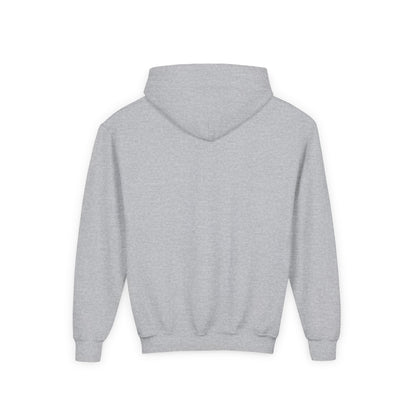 Inverted Original Logo - Youth Heavy Blend Hooded Sweatshirt - Goldie's Automotive Supply