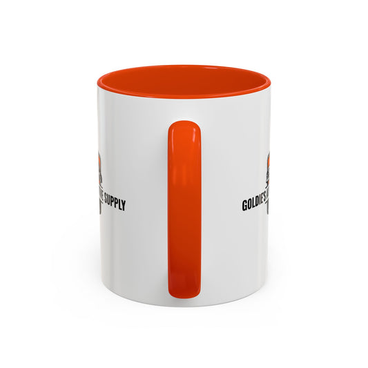 11 Oz Mug - Orange Color Matched Vintage Logo - Goldie's Automotive Supply