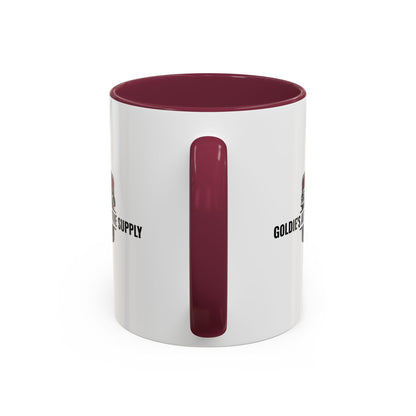 11 Oz Mug - Maroon Color Matched Vintage Logo - Goldie's Automotive Supply