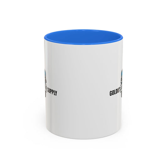 11 Oz Mug - Cambridge Blue Color Matched Vintage Logo - Goldie's Automotive Supply