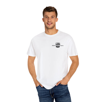 Black & White Vintage Logo T-Shirt - Goldie's Automotive Supply