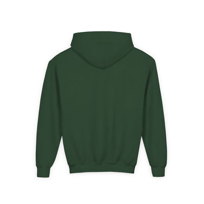 Inverted Original Logo - Youth Heavy Blend Hooded Sweatshirt - Goldie's Automotive Supply