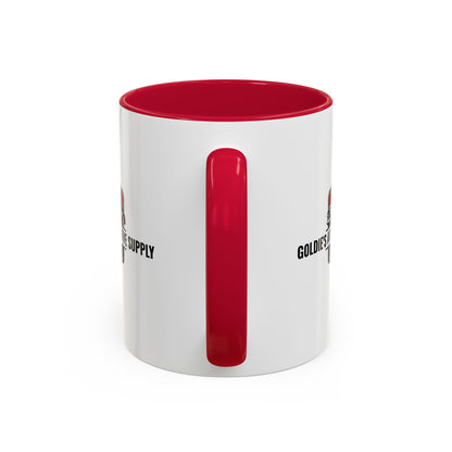 11 Oz Mug - Red Color Matched Vintage Logo - Goldie's Automotive Supply