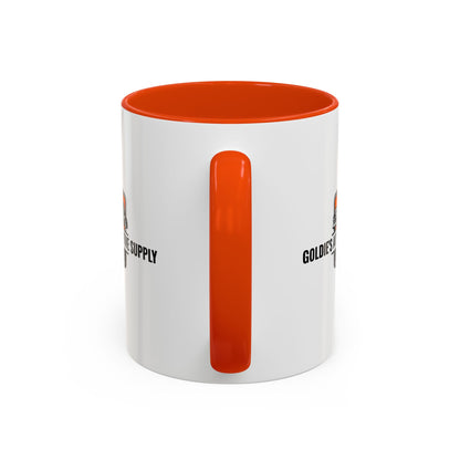 11 Oz Mug - Orange Color Matched Vintage Logo - Goldie's Automotive Supply