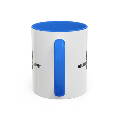 11 Oz Mug - Cambridge Blue Color Matched Vintage Logo - Goldie's Automotive Supply