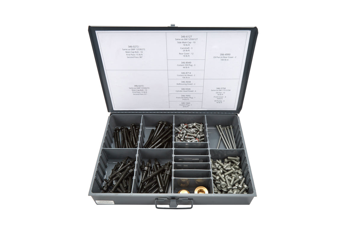 Ls 346 Engine LS Master Bolt Kit for Short Block 3 Engine Set - 346-9903 - Straub ...